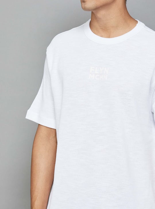 FLYING MACHINE Solid T-shirt