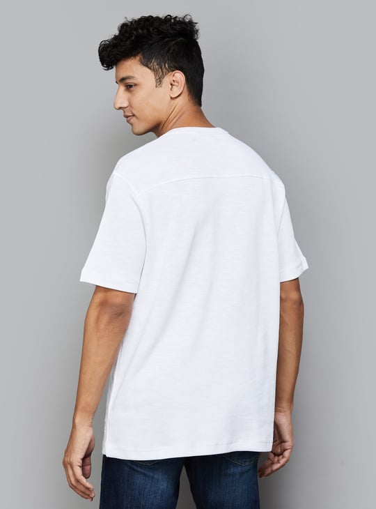 FLYING MACHINE Solid T-shirt