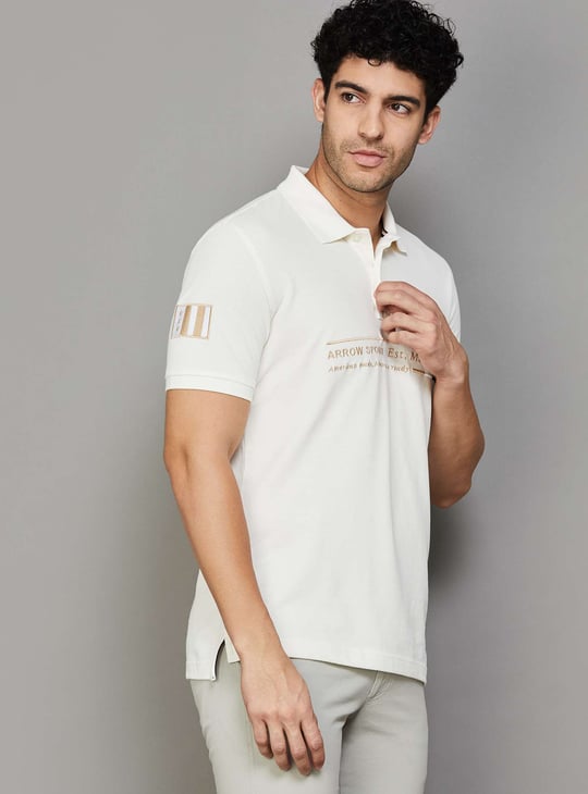 ARROW SPORT Brand Embroidered Polo T-shirt