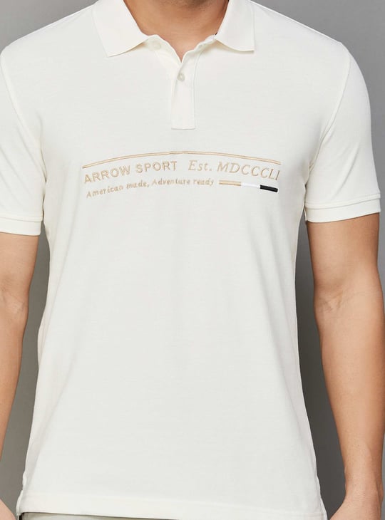 ARROW SPORT Brand Embroidered Polo T-shirt