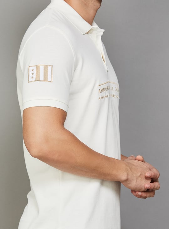 ARROW SPORT Brand Embroidered Polo T-shirt