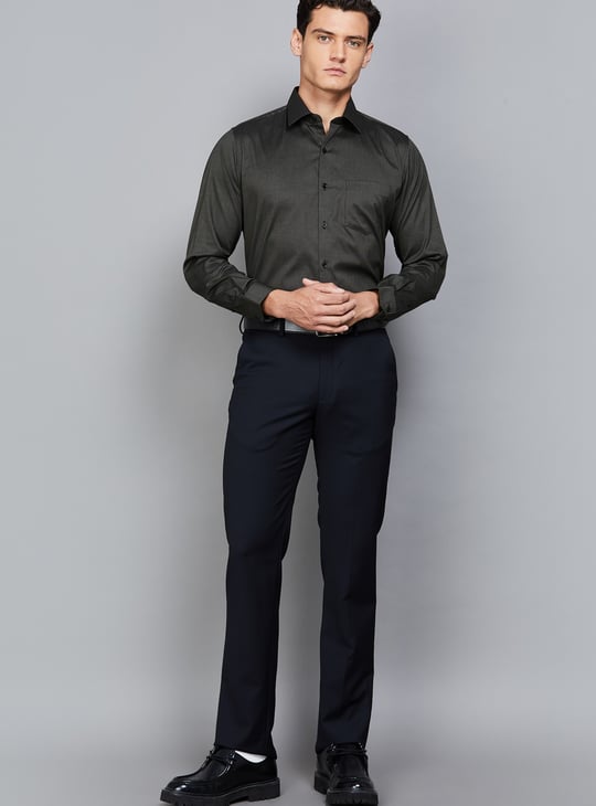 VAN HEUSEN Woven Regular Fit Formal Shirt