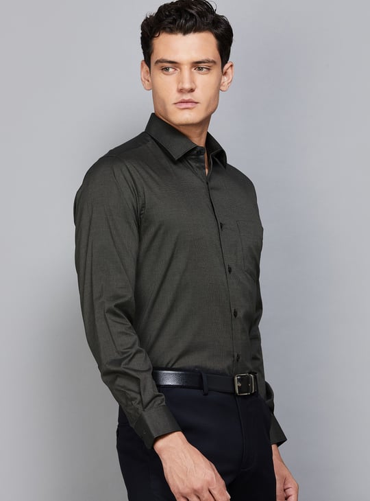 VAN HEUSEN Woven Regular Fit Formal Shirt
