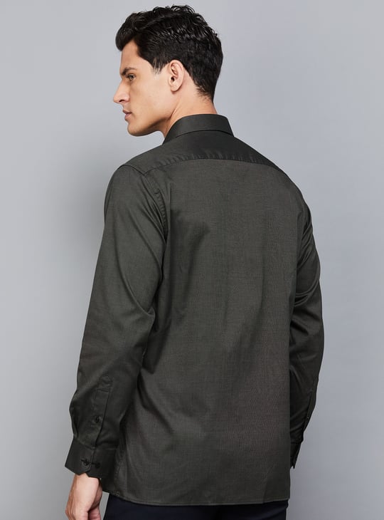 VAN HEUSEN Woven Regular Fit Formal Shirt