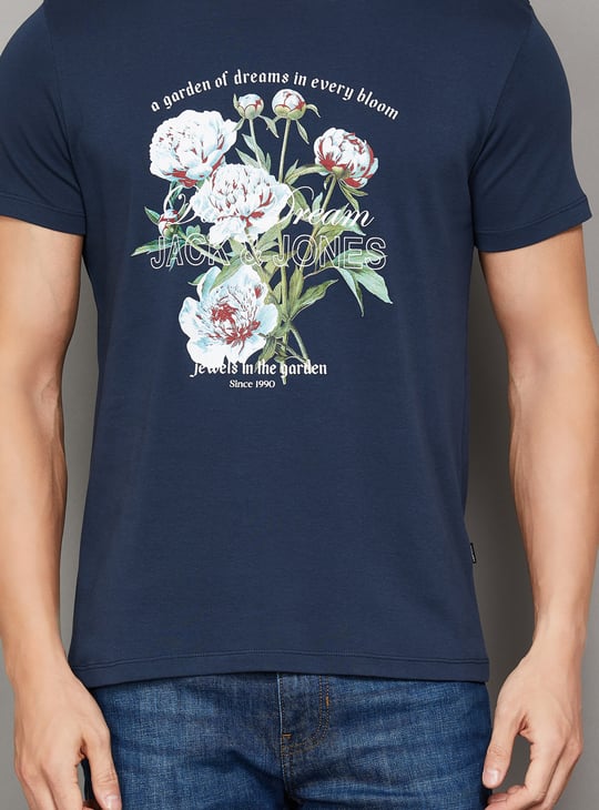 JACK & JONES Printed Crew-Neck T-shirt