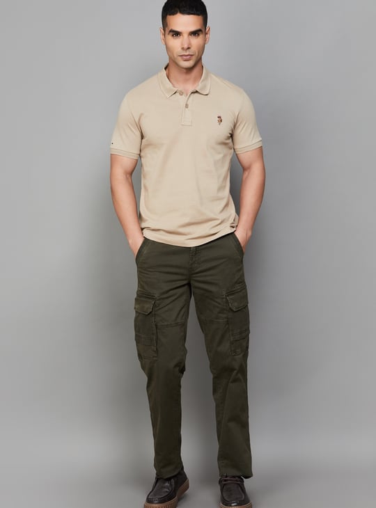 US POLO ASSN Solid Polo T-shirt