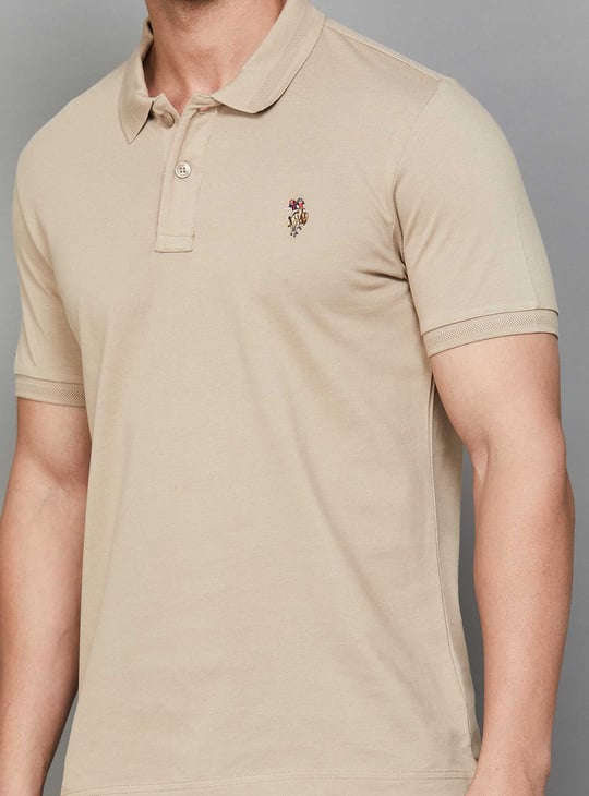 US POLO ASSN Solid Polo T-shirt