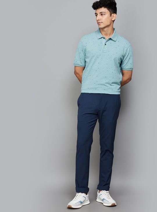 FAHRENHEIT Printed Polo T-shirt
