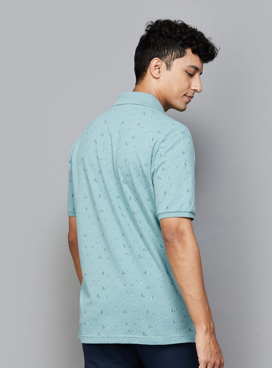 FAHRENHEIT Printed Polo T-shirt