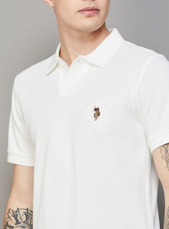 US POLO ASSN Solid Polo T-shirt
