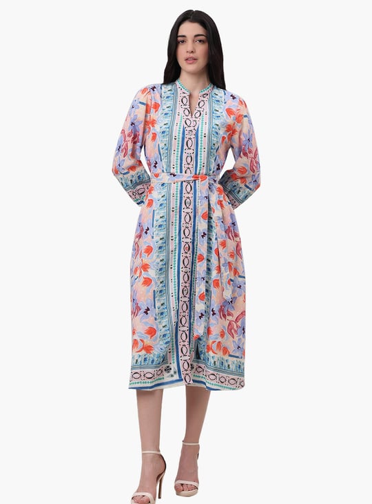 sachin and babi light blue dress VERO MODA Floral Print A-Line Dress