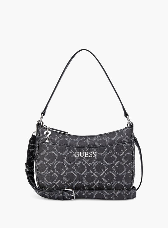 GUESS Logo Print Sling Bag