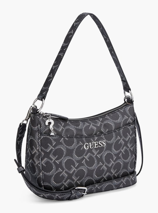 GUESS Logo Print Sling Bag