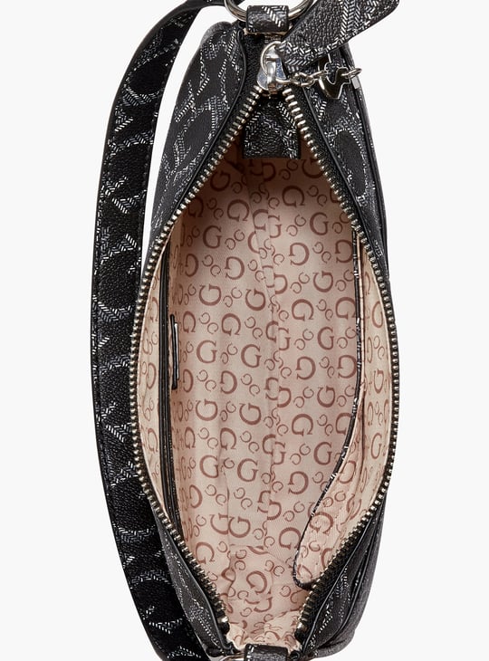 GUESS Logo Print Sling Bag