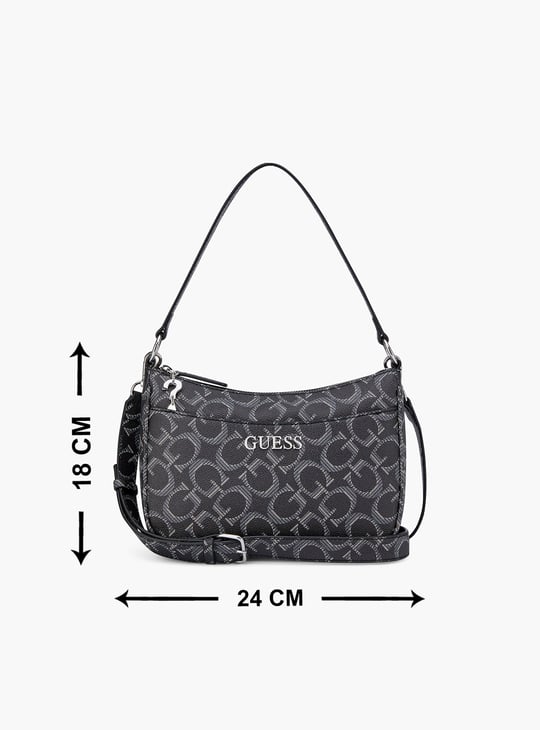 GUESS Logo Print Sling Bag