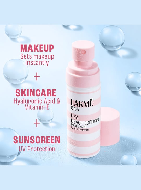 LAKME 9to5 Hya Matte Beach Edit UV Protection Make Up Mist - 50ml