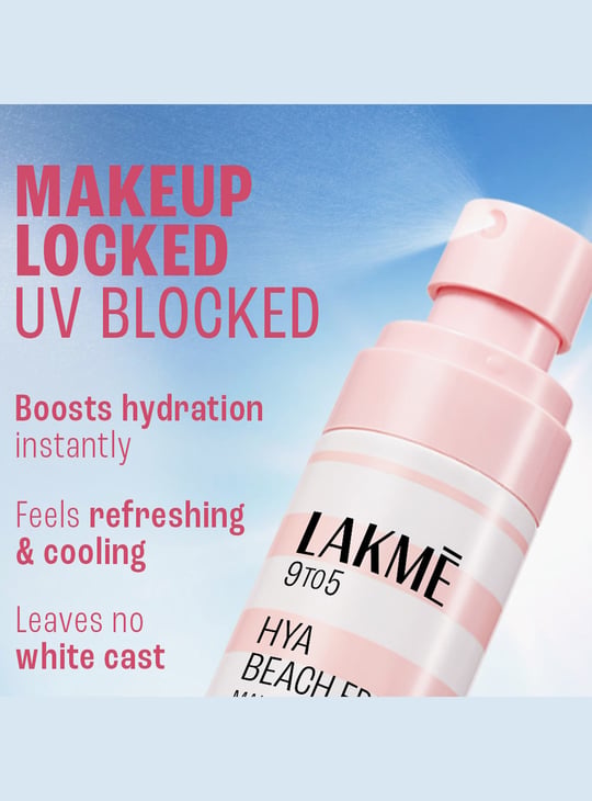 LAKME 9to5 Hya Matte Beach Edit UV Protection Make Up Mist - 50ml
