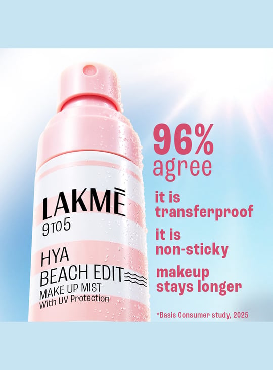 LAKME 9to5 Hya Matte Beach Edit UV Protection Make Up Mist - 50ml