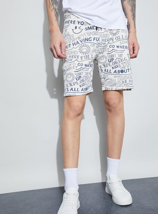 SmileyWorld Printed Shorts