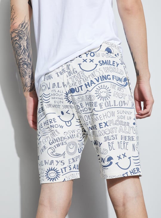 SmileyWorld Printed Shorts