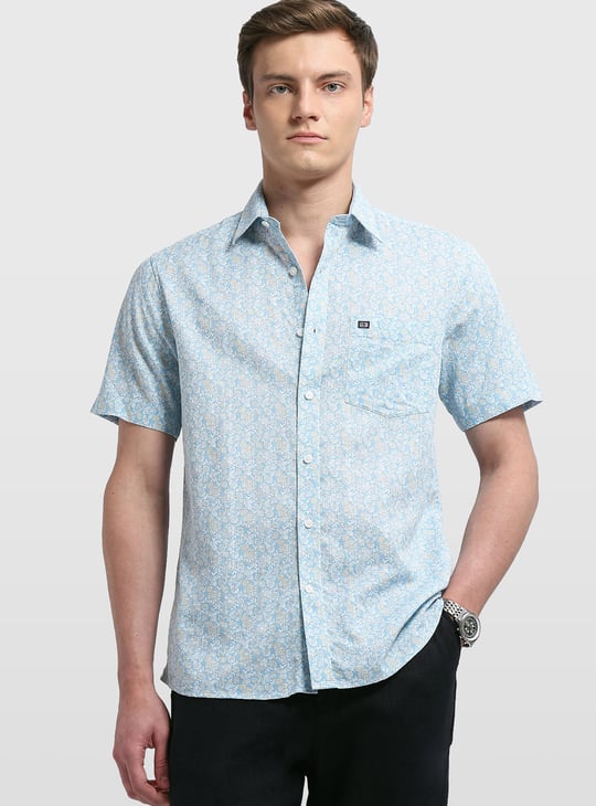 ARROW SPORT Printed Regular Fit Shirt | Blue