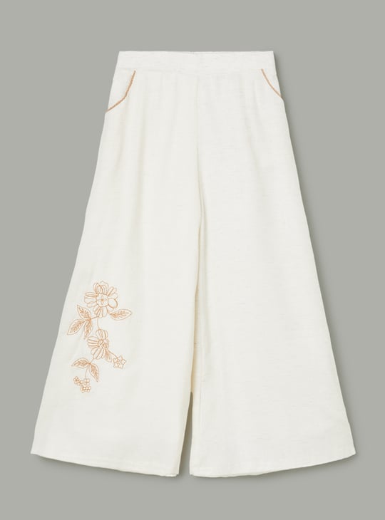 PEPPERMINT Girls Embroidered Top with Pants Set