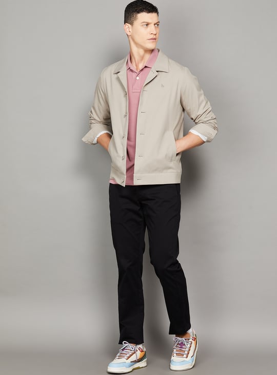 Buy V DOT Solid Jacket from V Dot at just INR 3999.0
