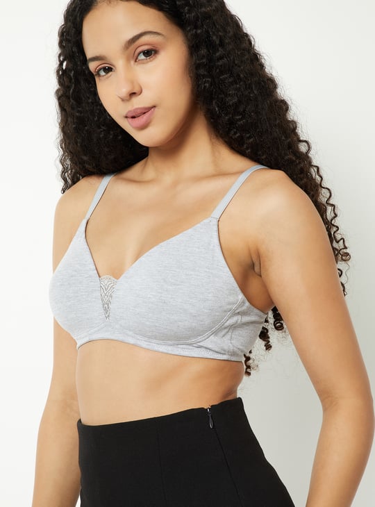 Women Solid Soft Cup T-shirt Bra - Pack of 2