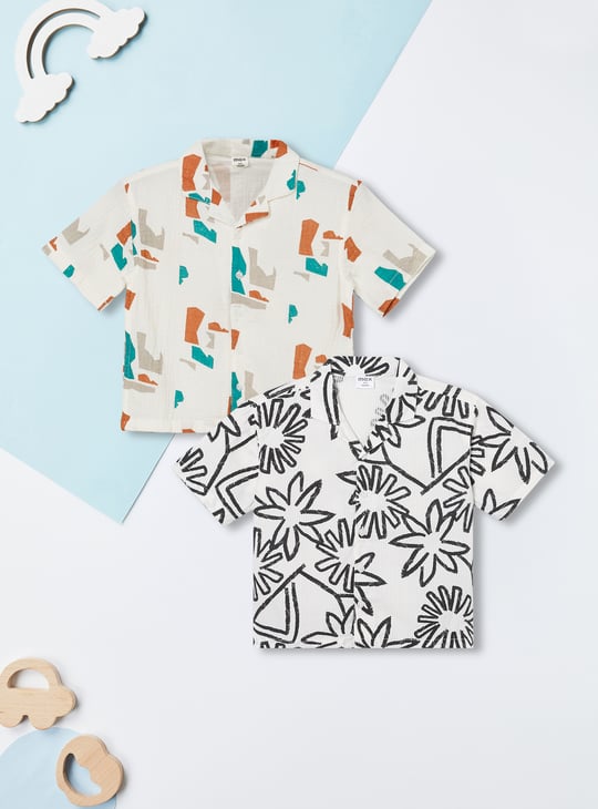 Boys Printed Shirt - Pack of 2