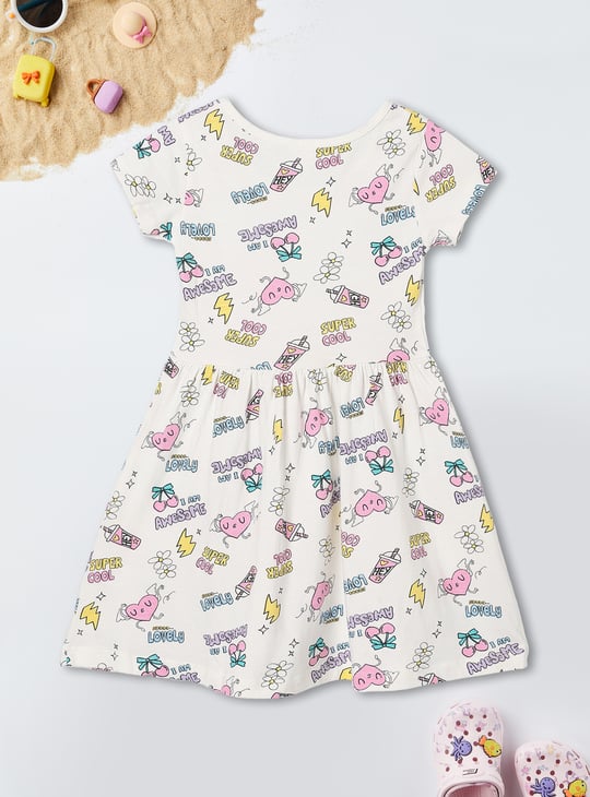 Girls Printed Dress - Pack of 2