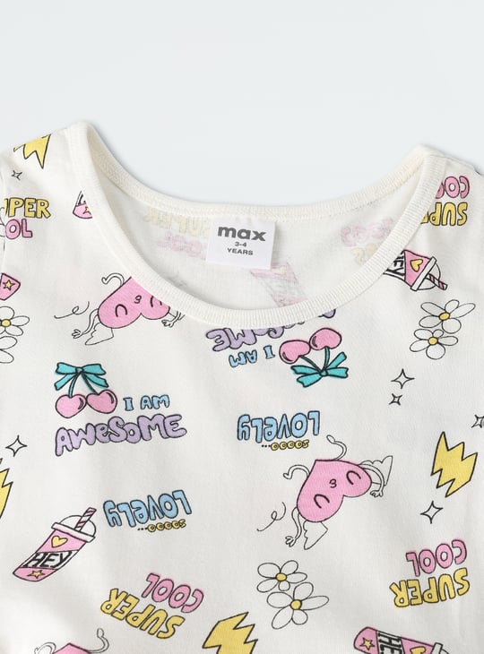 Girls Printed Dress - Pack of 2