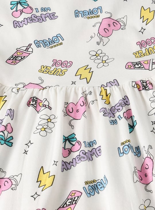 Girls Printed Dress - Pack of 2
