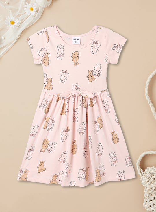 Girls Printed Dress - Pack of 2