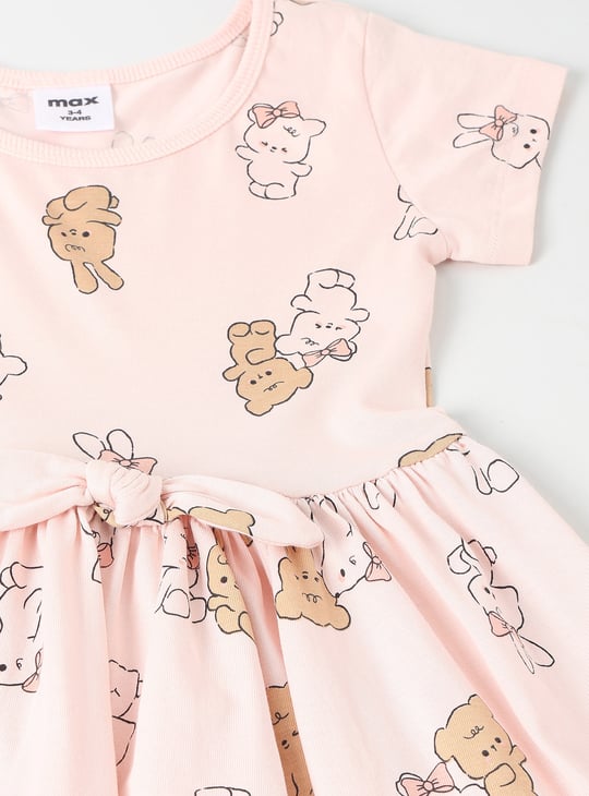 Girls Printed Dress - Pack of 2