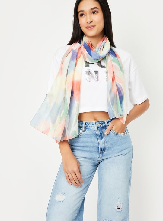 Women Printed Scarves - Pack of 2