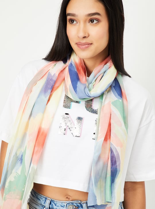 Women Printed Scarves - Pack of 2