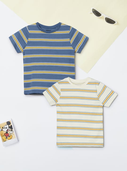 Boys Striped T-shirts - Pack of 2