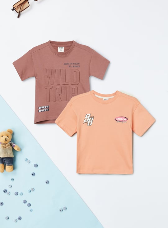 Boys Assorted T-shirts - Pack of 2
