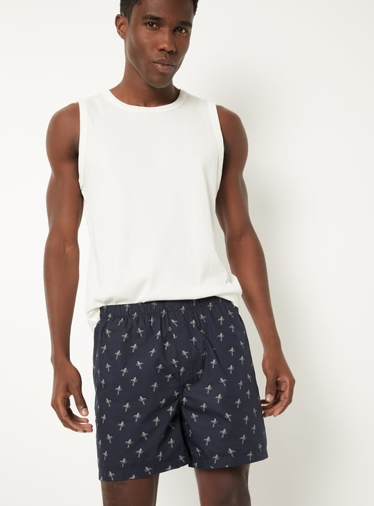 Men Printed Boxers - Pack of 2