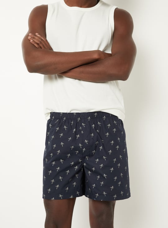 Men Printed Boxers - Pack of 2