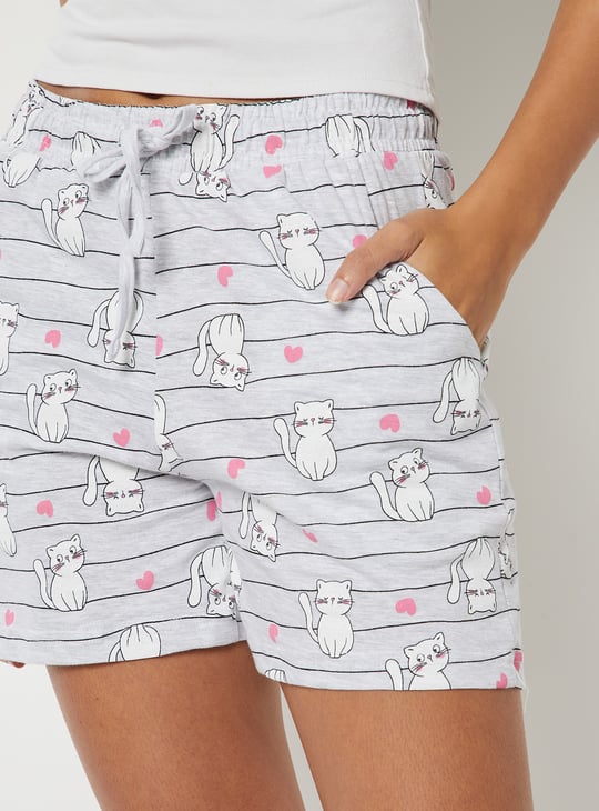 Women Printed Shorts - Pack of 2