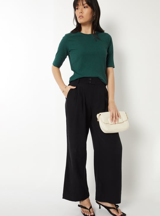 Women Ribbed T-shirt