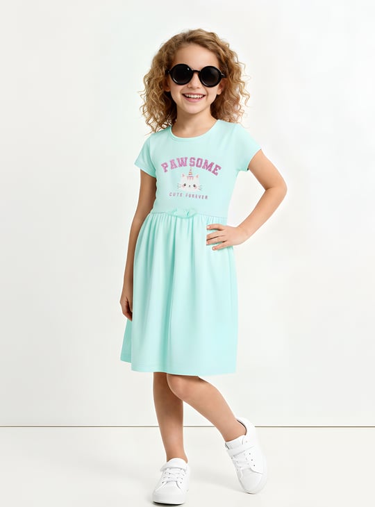 Girls Printed Dress