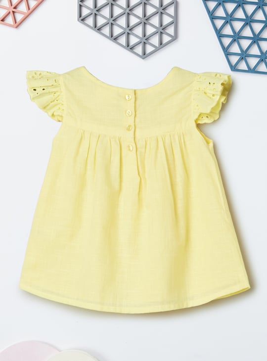 Girls Schiffili Embroidered Top