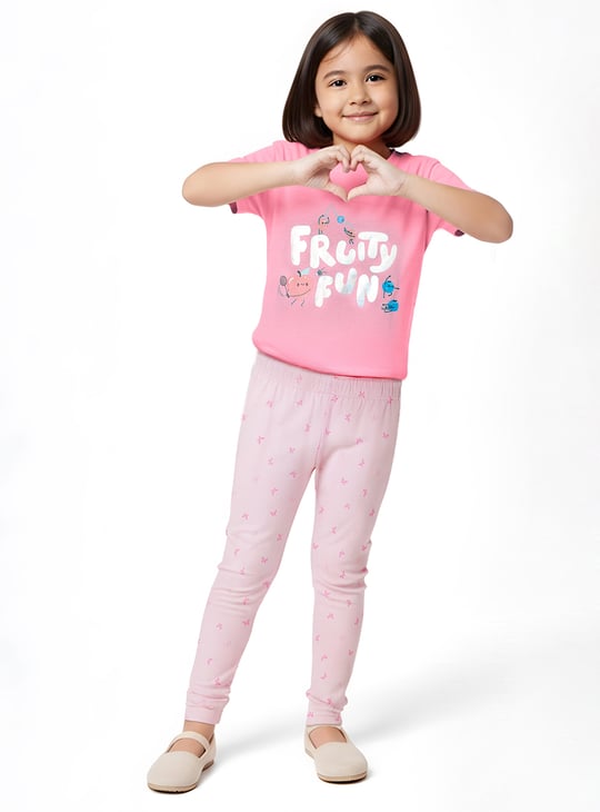 Girls Printed Leggings