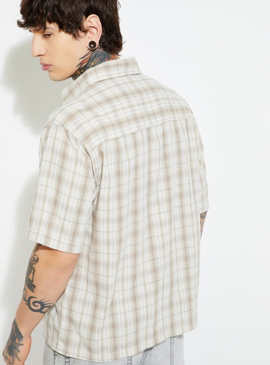 URB_N Men Checked Shirt