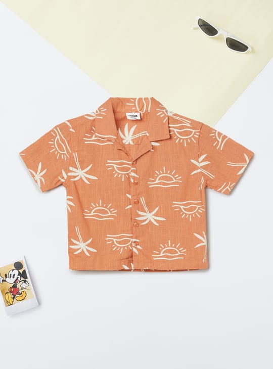 Boys Printed Resort Shirt
