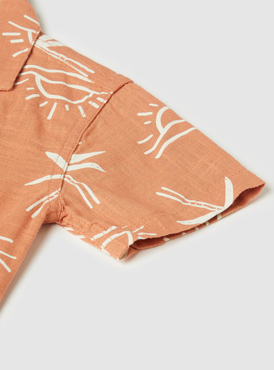 Boys Printed Resort Shirt