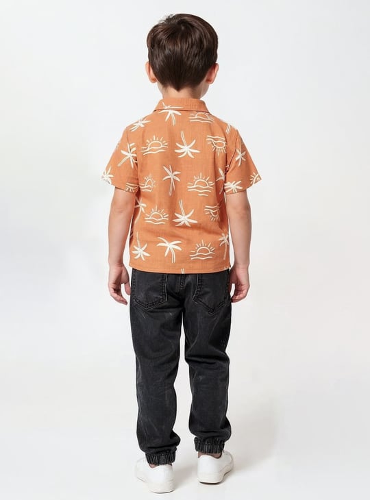 Boys Printed Resort Shirt