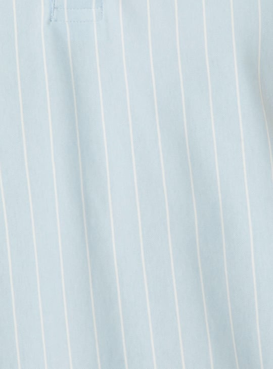 Men Striped Polo T-shirt